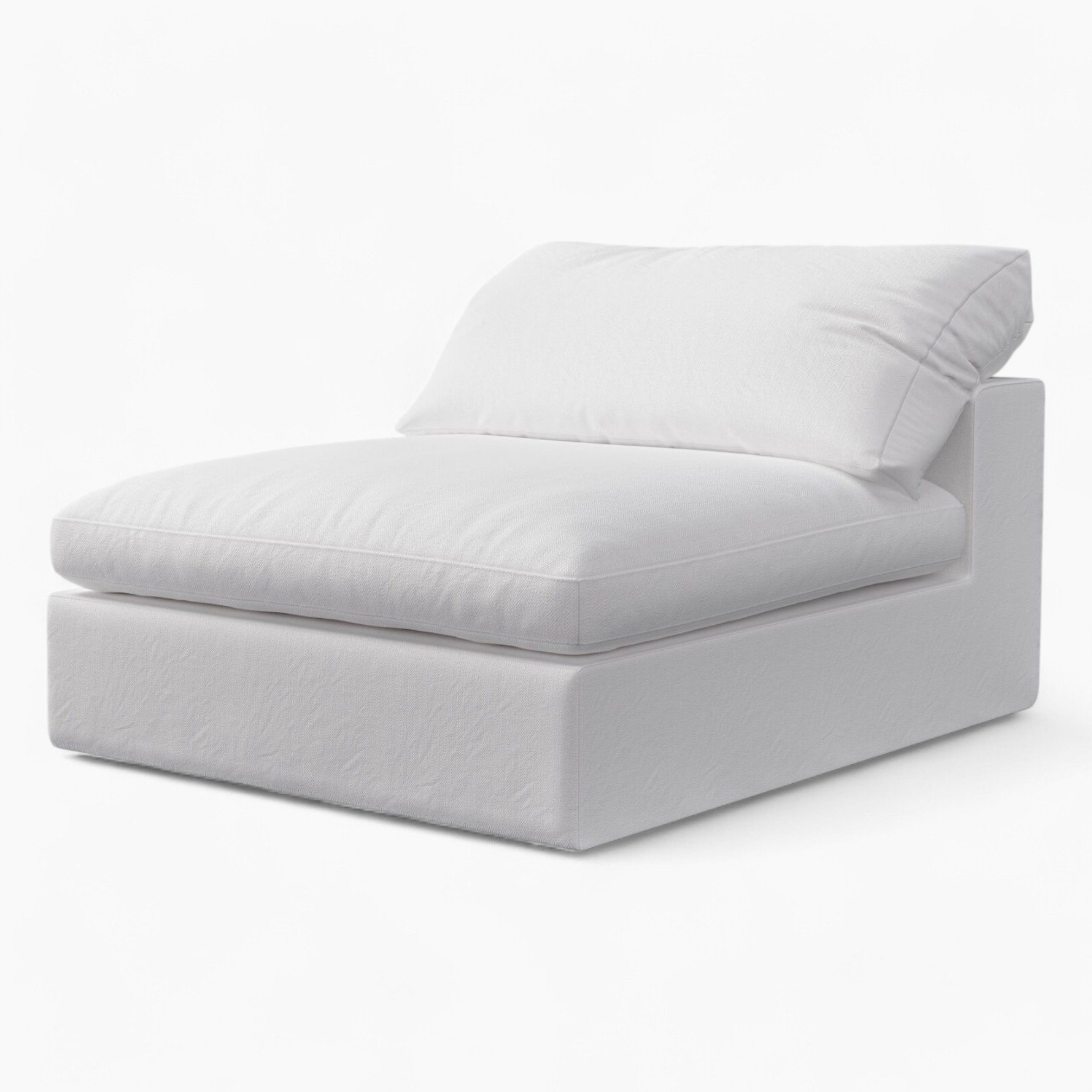 Cloude-Sofa-Armless_White-4-scaled-1 Cloud Couch Armless Replica - Image 1