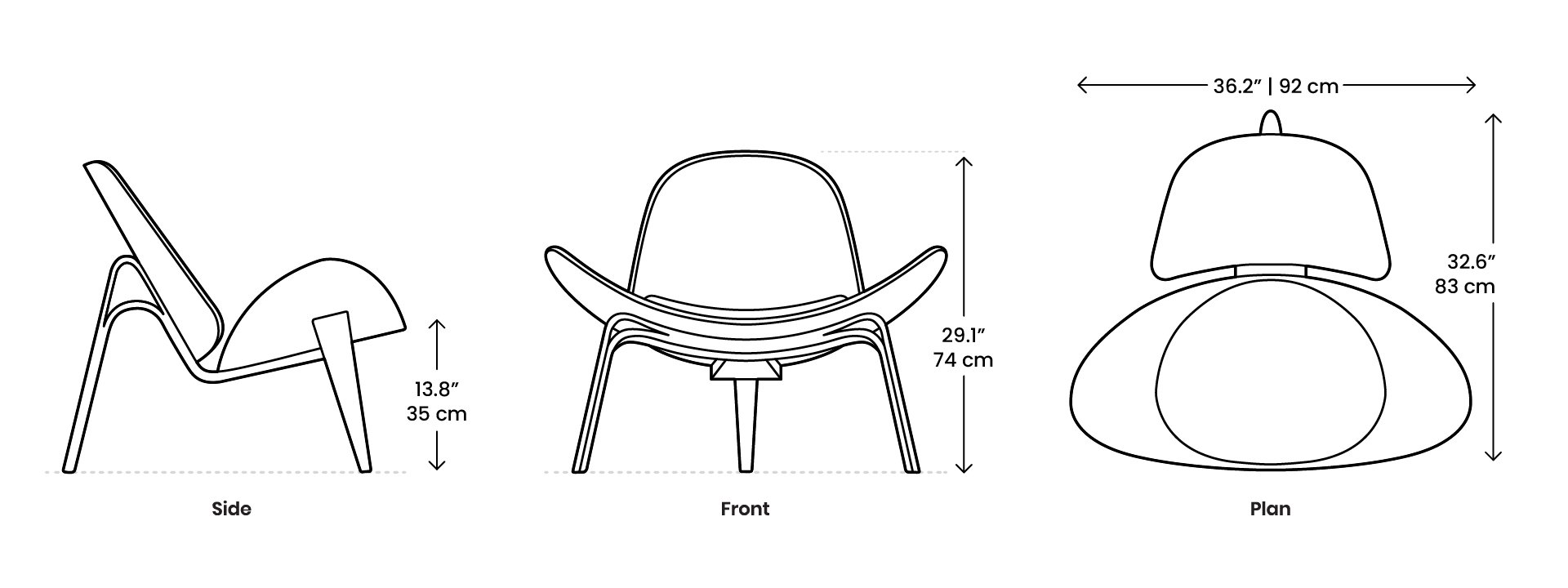 Dimensions CH07 Chair Desktop