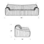 Sandra 3 Replica by Annie Hiéronimus for Ligne Roset - Image 10