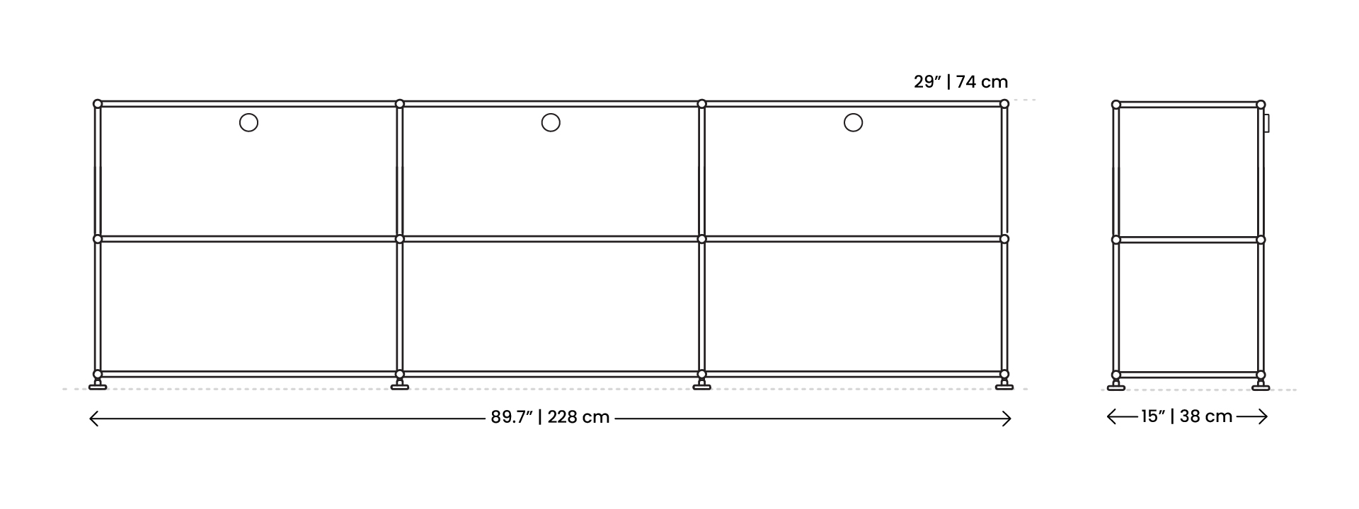 Dimensions Haller Sideboard Desktop Dimensions Haller Sideboard Desktop