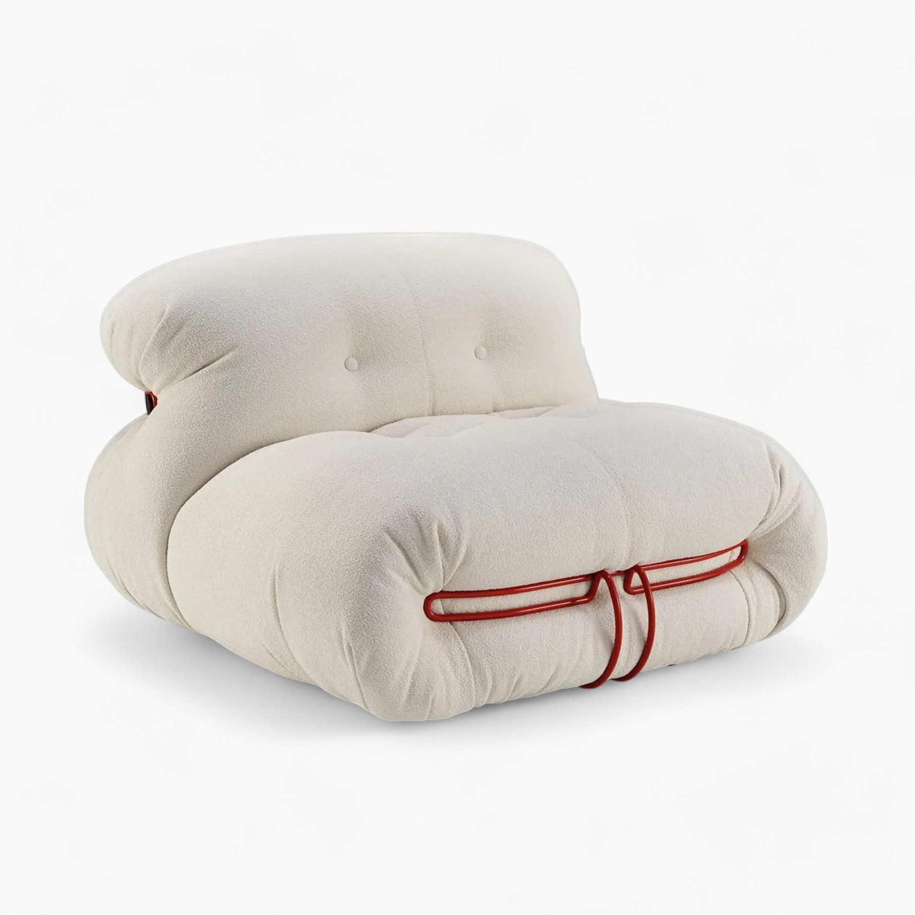 Display-Soriana-Chair_Teddy-white-4-scaled-1 Soriana Chair Replica by Afra and Tobia Scarpa for Cassina - Image 1