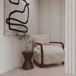 Yeti Sheepskin Armchair and Ottoman Replica by Timothy Oulton for RH - Image 11