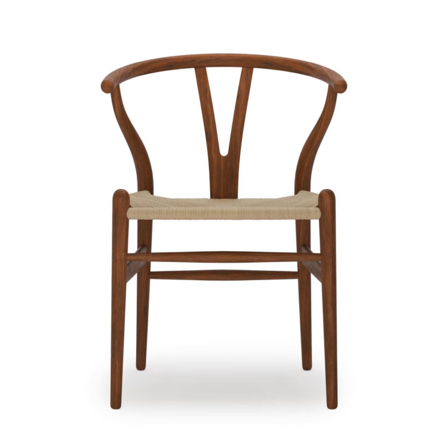 Sohnne-CH24-Brown-1 CH24 Wishbone Chair Replica by Hans J. Wegner for Carl Hansen & Søn - Image 1