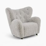 The Tired Man Lounge Chair and Ottoman Replica by Flemming Lassen for Audo Copenhagen - Image 2