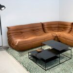 Togo Loveseat Leather Two Seater Replica by Michel Ducaroy for Ligne Roset - Image 6
