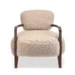 Yeti Sheepskin Armchair and Ottoman Replica by Timothy Oulton for RH - Image 3
