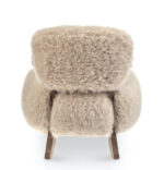 Yeti Sheepskin Armchair and Ottoman Replica by Timothy Oulton for RH - Image 5