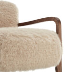 Yeti Sheepskin Armchair and Ottoman Replica by Timothy Oulton for RH - Image 6