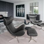 Imola Lounge Chair with Footstool Replica by Henrik Pedersen for BoConcept - Image 10